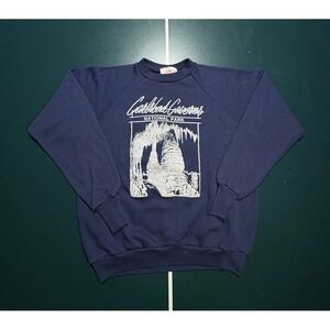 Vtg Carlsbad Caverns National Park Crewneck Sweatshirt Women's Medium Raglan 80s